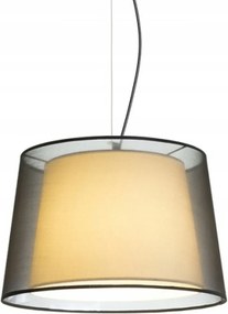 Rendl Esplanade függeszték fekete/fehér króm 366mm E27 42W