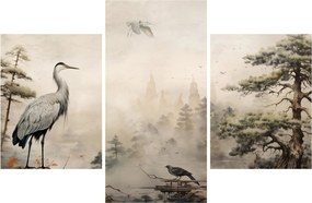 Kép - Rajzfilm tájkép (90x60 cm)