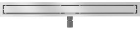 Mexen Lapos rozsdamentes acél zuhanyfolyó 90 cm minta M13, 2in1, 1010090-15
