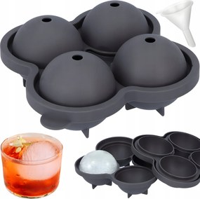 JĂ©gtartĂĄly szilikon öntĆforma csapos gömbök XL-es kocka ital