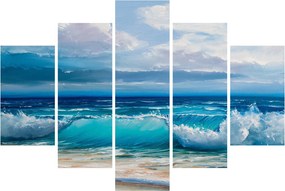 Kép - tengeri hullámok (150x105 cm)