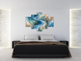 Kép - Absztrakt áramlat (150x105 cm)