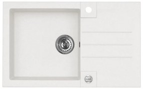 ALVEUS 1090944 - Mosogató ROCK 78x48 cm gránit/fehér