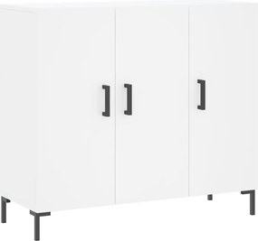 vidaXL fehér szerelt fa tálalószekrény 90 x 34 x 80 cm