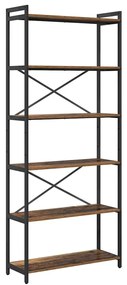 Könyvszekrény Régi fa 80 x 30 x 188 cm Faanyag