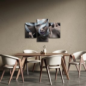 Egy nő szalaggal (90x60 cm)