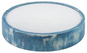 Brilagi - PINO mennyezeti lámpa 2xE27/15W/230V, fenyő/kék, átmérő 37,5 cm