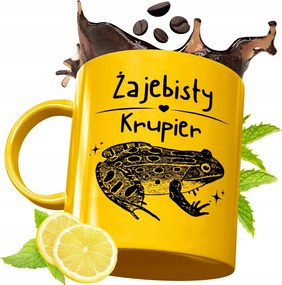 Prémium Arany Bögre Krupper Ajándék Nyomtatott Fotóval