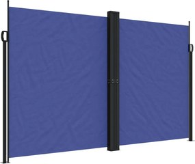 vidaXL kék behúzható oldalsó napellenző 200 x 1200 cm