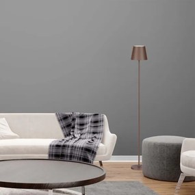 LED Dimmelhető újratölthető állólámpa 3in1 LED/4W/5V 4400 mAh 3000K IP54 barna