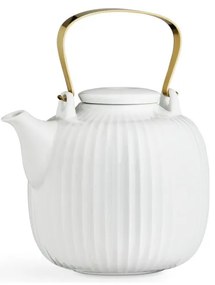 Hammershoi fehér porcelán teáskanna, 1,2 l - Kähler Design