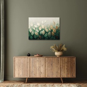 Kép - Arany-zöld levelek (70x50 cm)