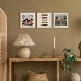 Kép szett 3 db-os 30x30 cm Sweet Home – Styler