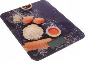 Konyhai Mérleg üveg elektronikus lapos 10 kg precíziós LCD élelmiszer