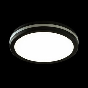 RENDL SONO 30 felületre szerelhető fekete műanyag 230V LED 30W IP65 3000K 4000K 6000K
