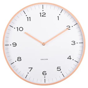 Karlsson 6011OR design falióra narancssárga,átmérő 40 cm
