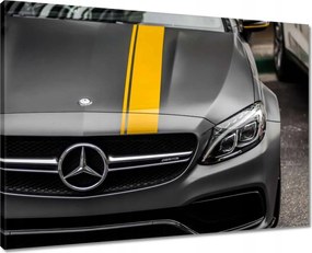 Vászonkép 70x50 Mercedes Amg Sárga csík