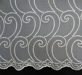 Mg Függöny Szilen napellenző hímzés ekrü 300x170cm