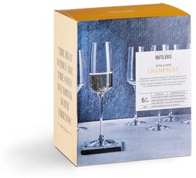 WINE & DINE pezsgős pohár, 250 ml, 6 db-os készlet