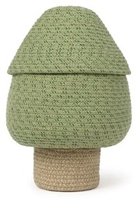 Zöld textil játéktároló kosár ø 25x36 cm Big Tree – Lorena Canals