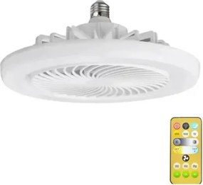 LED mennyezeti lámpa - 360°-ban forgatható - ventilátorral - 2in1
