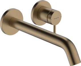 Hansgrohe Tecturis S mosdó csaptelep vakolat alatti rész nélkül csiszolt bronz 73351140