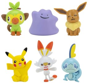 Pokémon figurák készlete, 6 db