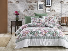 Flanel lepedők Romantic Garden TiaHome - 1x Párna 90x70cm, 1x Paplan 140x200cm