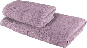 EMI Bella fáradtrózsaszín törölköző és fürdőlepedő szett 2 db