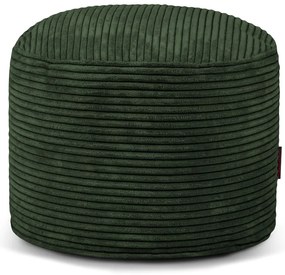 Zöld kordbársony babzsákfotel Mini – SLOWDOWN