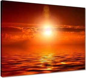 Vászonkép 50x40 Napfelkelte az óceán felett