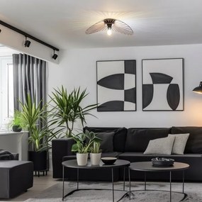 Brilagi - LED felületre szerelhető csillár CERIA WIRE 1xE27/40W/230V 40x56 cm bronz