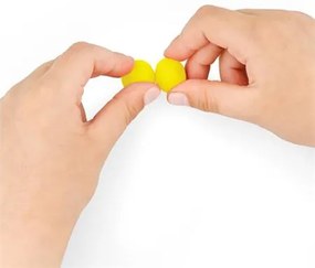 Modellező gyurma készlet, STAEDTLER Noris&amp;reg; junior 813, 4 különböző neon szín (TS813FSLE)