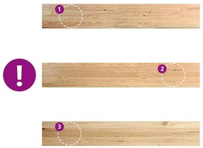 ablakpárkányok 2 db kezeletlen 160x25x2 cm tömör fa tölgyfa