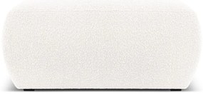 Fehér buklé puff Molino – Micadoni Home