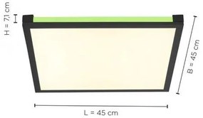 Leuchten Direkt 11621-18 - RGB LED dimmable light MARIO LED/24W/230V + távirányí