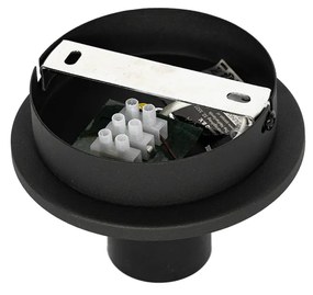 Keleti mennyezeti lámpa fekete természetes bambusszal 30 cm - Pua