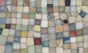 Fotótapéta Fali ragasztó szett Színes mozaik 416x254 Ragasztó