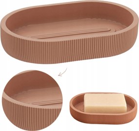 Ovális Fürdőszobai Szappantartó rózsaszín szappantartó Fürdőszobai Tároló Szabadonálló