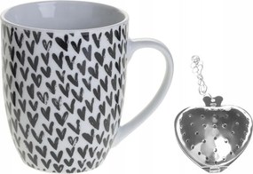 Teásbögre porcelán teafőzővel, 360 ml