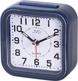 Kicsi 7 cm-ES Kék Négyzet Alakú Megvilágított Ébresztőóra Szundival Jvd SRP6808.1