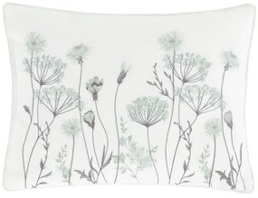 Meadowsweet Floral fehér-zöld párna, 30 x 40 cm - Catherine Lansfield
