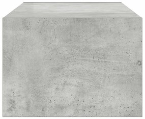 TV szekrény LED világítással beton szürke 100X35,5x25 cm