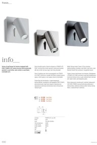 Redo 01-2338 - LED Fali spotlámpa TOMIX LED/3,2W/230V fehér