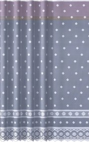 Kész Függöny Virágos Csíkok 500X170