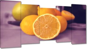 Vászonkép 150x80 Citrom lila