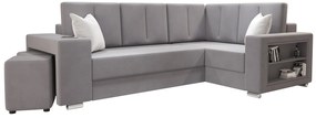 Sarok ülőgarnitúra Lush (világosszürke) (J). 1062065