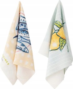 Bloomingville Maxima Mikroszálas konyhai törlőkendő 2 db Sárga