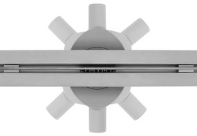 Lineáris lefolyó Rea Neo Ultra Slim Pro Nickel Brush INOX 60