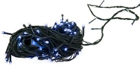 Karácsonyi fényfüzér - 100 LED - 10m - hideg fehér